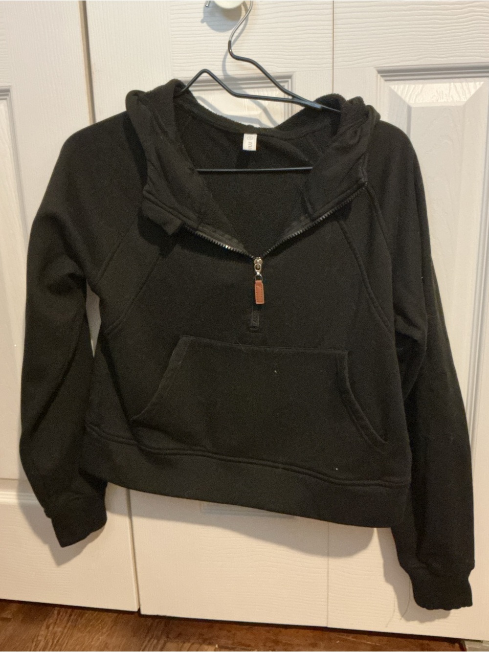 Ulu Black Half-Zip Hoodie Pullover